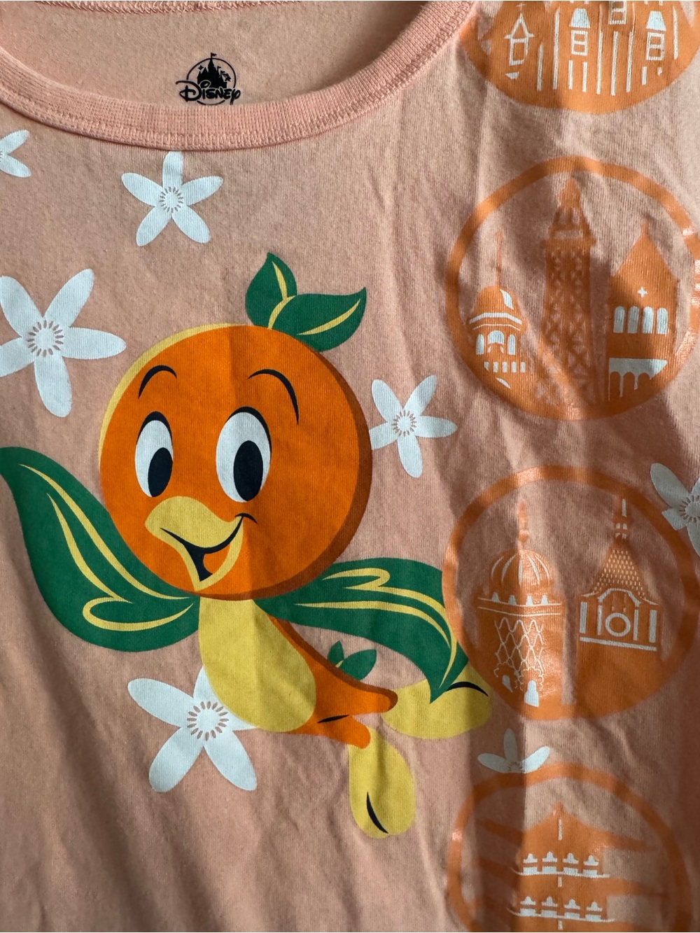 Disney Flower & Garden 2024 Tee with Orange Bird - Picture 2 of 5
